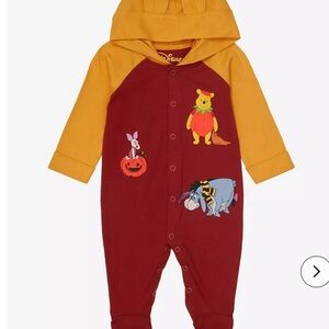 Disney Winnie the Pooh Halloween footed infant one piece BoxLunch exclusive